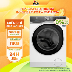 [Review] Máy Giặt Electrolux Inverter 11kg EWF1141AEWA