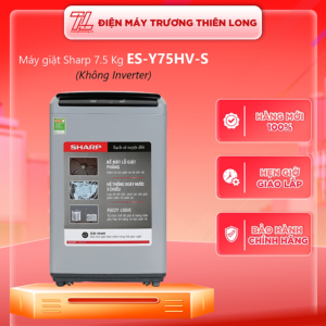 [Review] Máy giặt Sharp 7.5kg ES-Y75HV-S 5 chương trình giặt - Hàng chính hãng (Chỉ giao HCM)