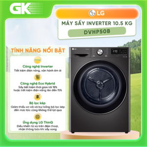 [Review] Máy sấy bơm nhiệt LG DVHP50B 10 kg Inverter - Hàng chính hãng (Chỉ giao HCM)
