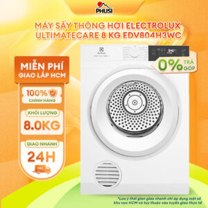 [Review] Máy sấy thông hơi Electrolux UltimateCare 8 kg EDV804H3WC - HÀNG CHÍNH HÃNG - CHỈ GIAO HCM