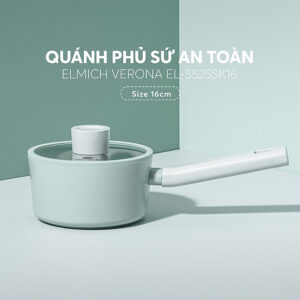 [Review] Nồi phủ sứ an toàn Elmich Verona EL5525SK