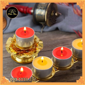 [Review] Nến bơ thực vật 100 viên cháy 1h, 2h,3h,4,8h nến cao cấp tealight cúng phật, đồ thờ cúng