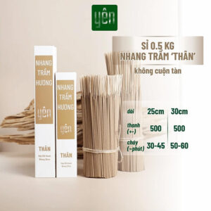 [Review] Nhang Trầm Hương Yên 23-30cm Sỉ 0.5kg Loại Thân, Tâm, Tuệ Sạch Tự Nhiên Ít Khói Thờ Cúng Xông Nhà