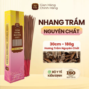 [Review] Nhang Trầm Nguyên Chất Bảo Trầm 30cm 180g | Tự Nhiên, An Toàn Sức Khỏe