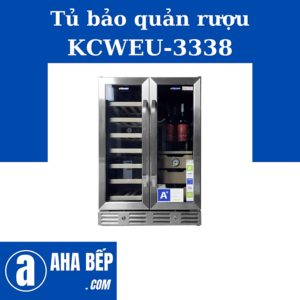 [Review] TỦ BẢO QUẢN RƯỢU - CIGAR KCWEU-3338 (SIDE BY SIDE 120L). Hàng chính hãng