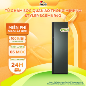 [Review] Tủ chăm sóc quần áo thông minh LG Styler Inverter 5 móc SC5MNR4G - Hàng Chính Hãng