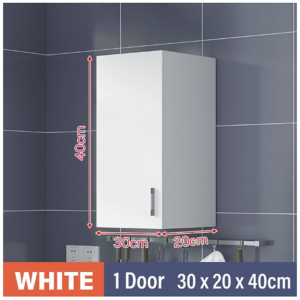 [Review] Tủ gỗ treo tường HUCHU đa năng bếp ốp tường nhiều kích thước gỗ MDF dễ dàng lắp ghép hc08