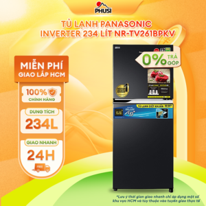 [Review] Tủ lạnh 2 cánh Panasonic 234 lít NR-TV261BPKV - Diệt khuẩn 99.99% - Tiết kiệm điện - Hàng chính hãng