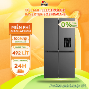 [Review] Tủ lạnh Electrolux Inverter 492 lít EQE4960A-B - Hàng Chính Hãng - Giao HCM