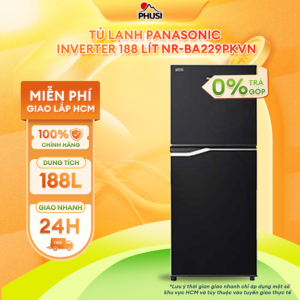 [Review] Tủ lạnh Inverter Panasonic NR-BA229PKVN (188L) - Hàng chính hãng - Chỉ giao tại HCM