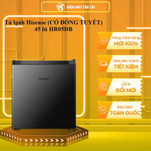 [Review] Tủ lạnh Mini Bar Hisense 45 Lít HR05DB tiết kiệm điện, thiết kế gọn nhẹ, bảo hành 24 tháng - HÀNG CHÍNH HÃNG