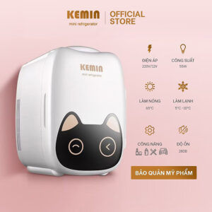 [Review] Tủ lạnh mini KEMIN 6L CAT HEAD Chính hãng