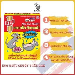 [Review] Thuốc diệt chuột, Kẹo diệt chuột tiêu diệt cả đàn chuột hàng Thái Lan