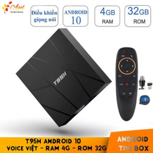 [Review] tivi box T95h điều khiển cử chỉ và giọng nói tiếng việt 4GB RAM 32GB ROM android 10 voice có cài sẵn ứng dụng truyền hình miễn phí vĩnh viễn - Hàng...