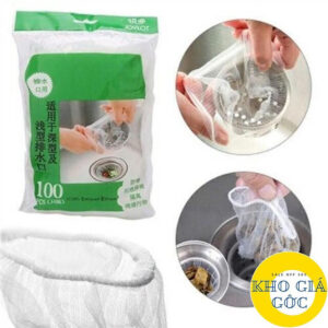 [Review] Túi Lọc Rác Bồn Rửa Bát (Túi 100 Chiếc)